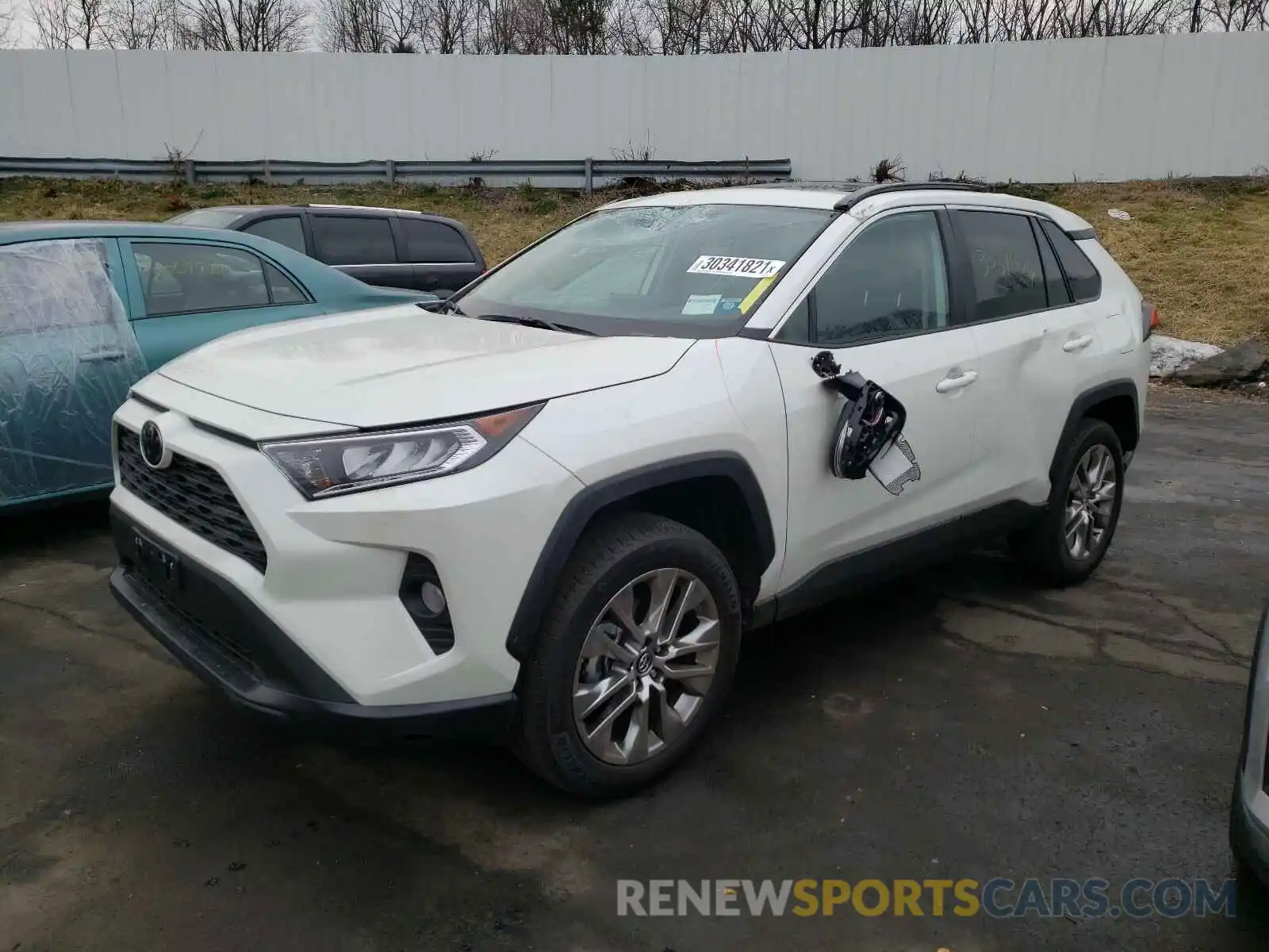 2 Фотография поврежденного автомобиля 2T3A1RFV4MW147626 TOYOTA RAV4 2021