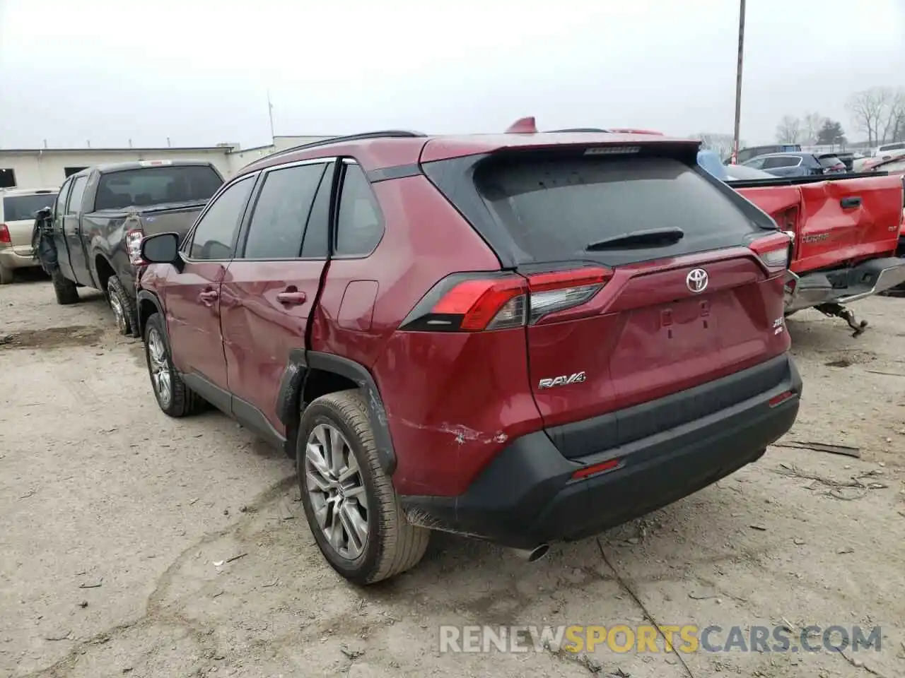 3 Photograph of a damaged car 2T3A1RFV4MW151904 TOYOTA RAV4 2021