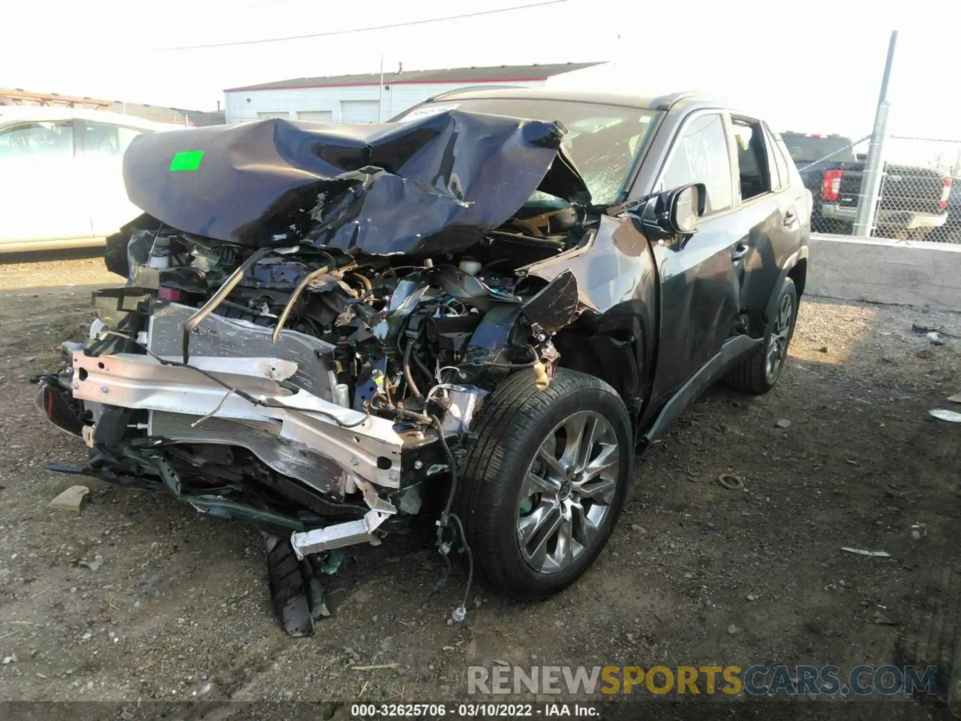 2 Photograph of a damaged car 2T3A1RFV4MW182697 TOYOTA RAV4 2021