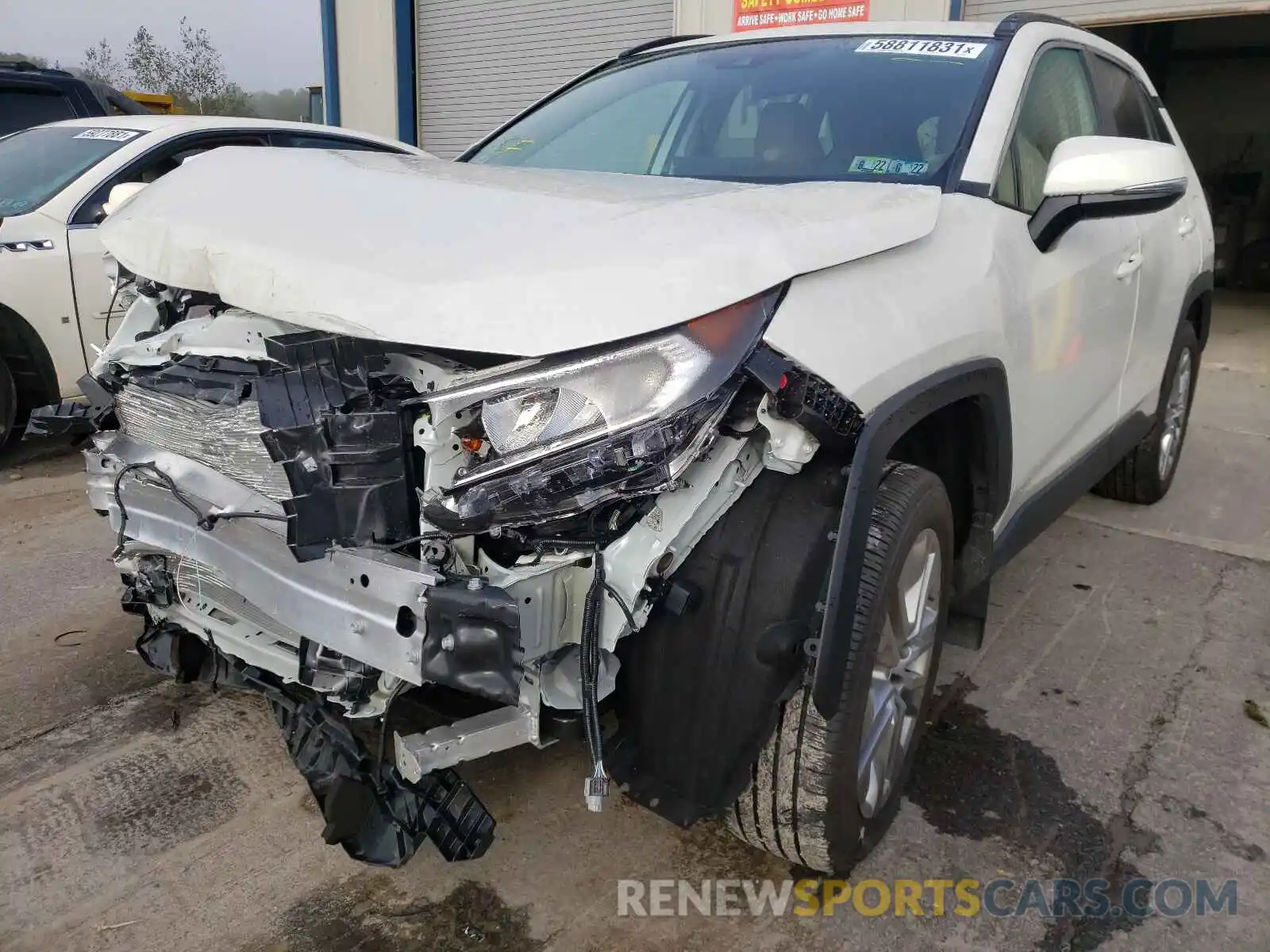 2 Photograph of a damaged car 2T3A1RFV4MW205847 TOYOTA RAV4 2021