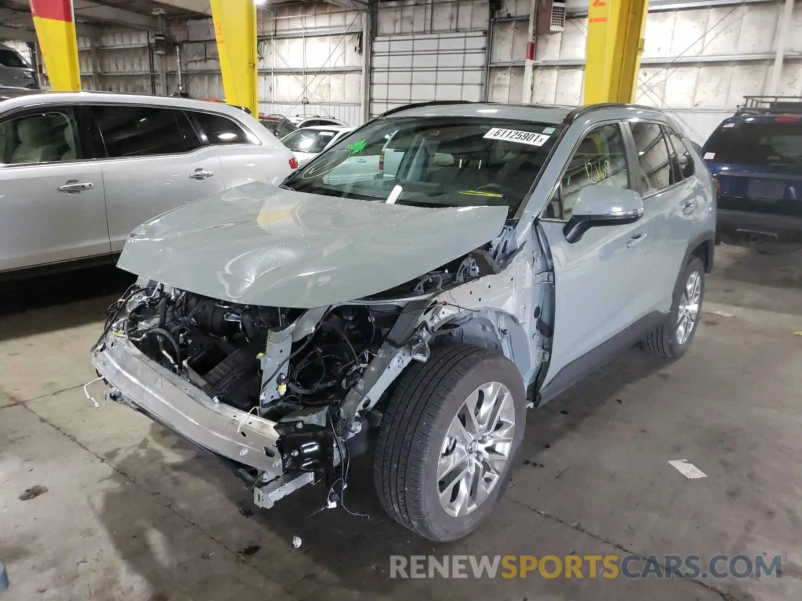 2 Photograph of a damaged car 2T3A1RFV5MC147359 TOYOTA RAV4 2021