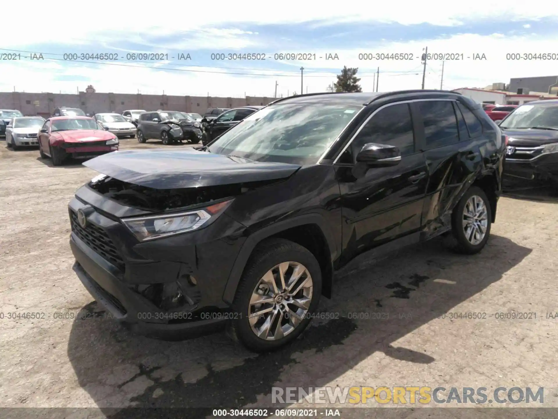 2 Photograph of a damaged car 2T3A1RFV5MC152383 TOYOTA RAV4 2021