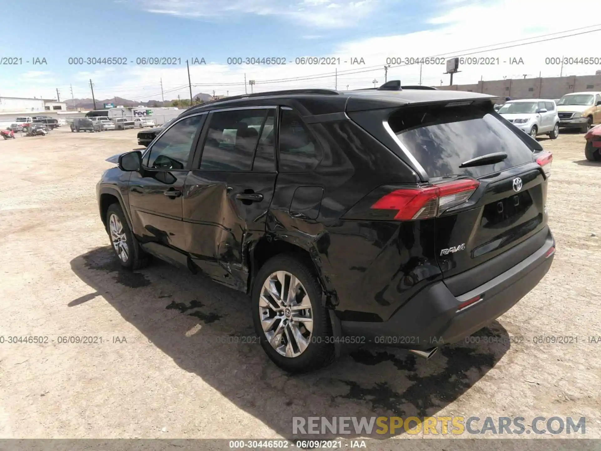 3 Photograph of a damaged car 2T3A1RFV5MC152383 TOYOTA RAV4 2021