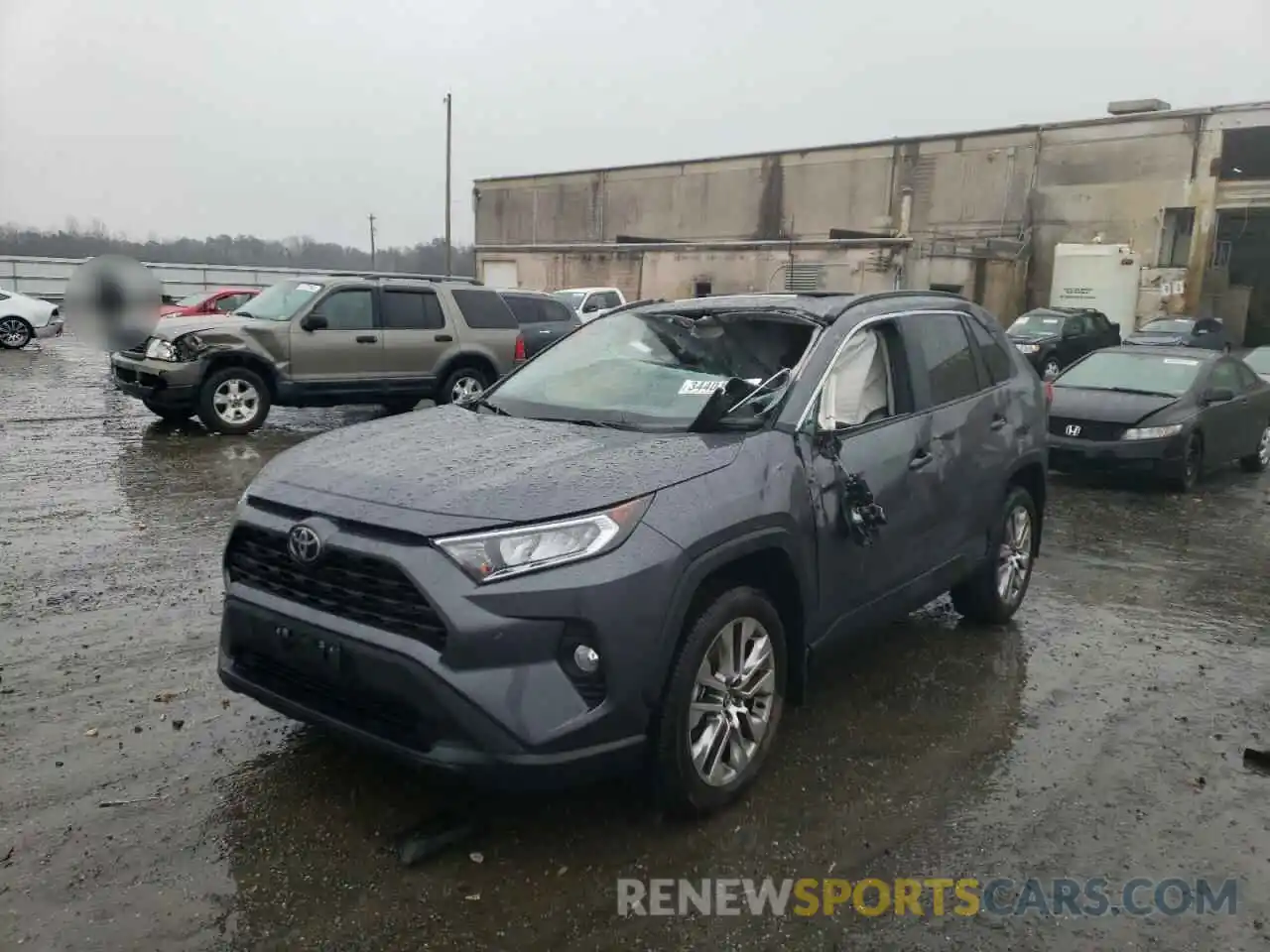 2 Photograph of a damaged car 2T3A1RFV5MC187179 TOYOTA RAV4 2021