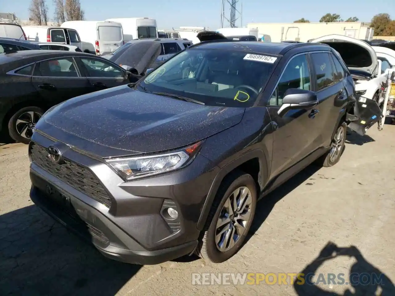 2 Photograph of a damaged car 2T3A1RFV5MC253939 TOYOTA RAV4 2021