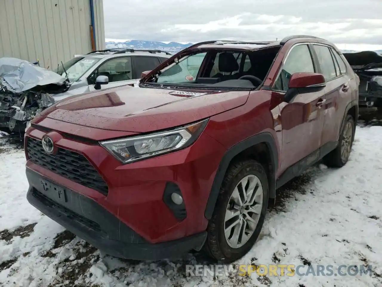 2 Photograph of a damaged car 2T3A1RFV5MW162684 TOYOTA RAV4 2021