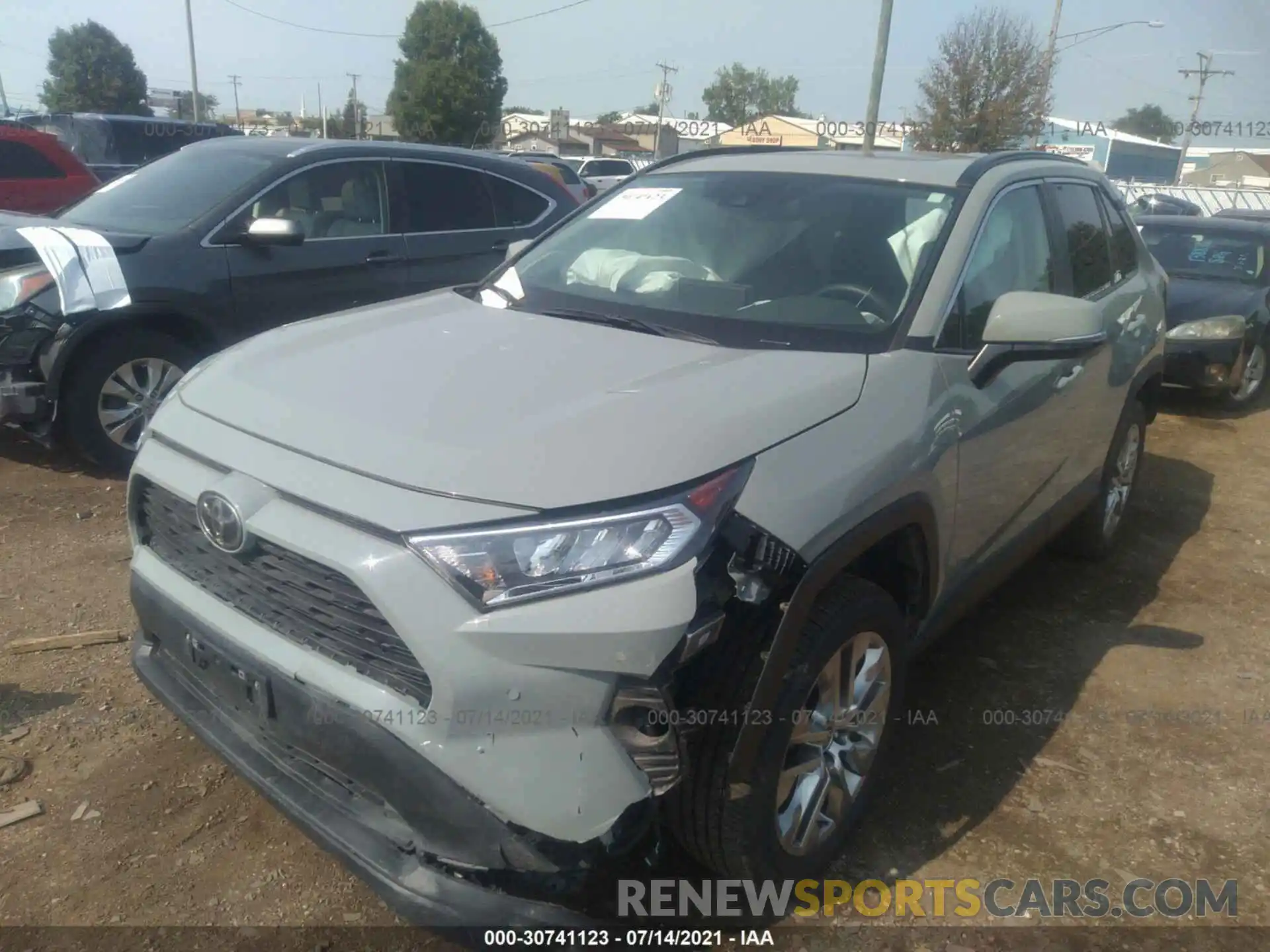 2 Photograph of a damaged car 2T3A1RFV5MW169859 TOYOTA RAV4 2021