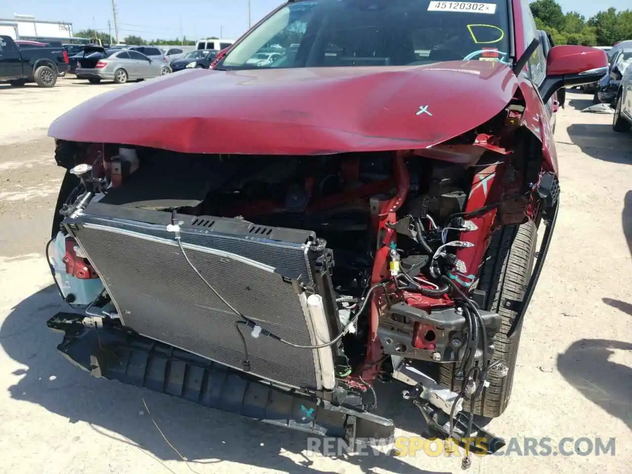 9 Photograph of a damaged car 2T3A1RFV5MW190906 TOYOTA RAV4 2021