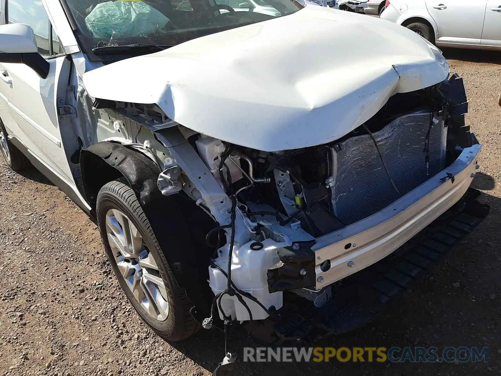 9 Photograph of a damaged car 2T3A1RFV5MW216954 TOYOTA RAV4 2021