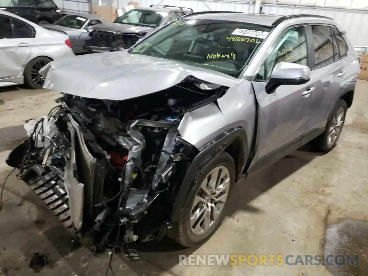 2 Photograph of a damaged car 2T3A1RFV6MC174571 TOYOTA RAV4 2021