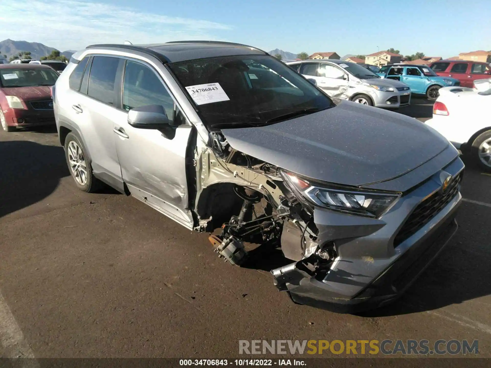 6 Photograph of a damaged car 2T3A1RFV6MC175994 TOYOTA RAV4 2021