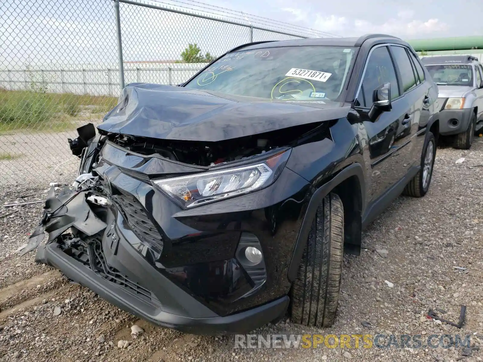 2 Photograph of a damaged car 2T3A1RFV6MC177776 TOYOTA RAV4 2021