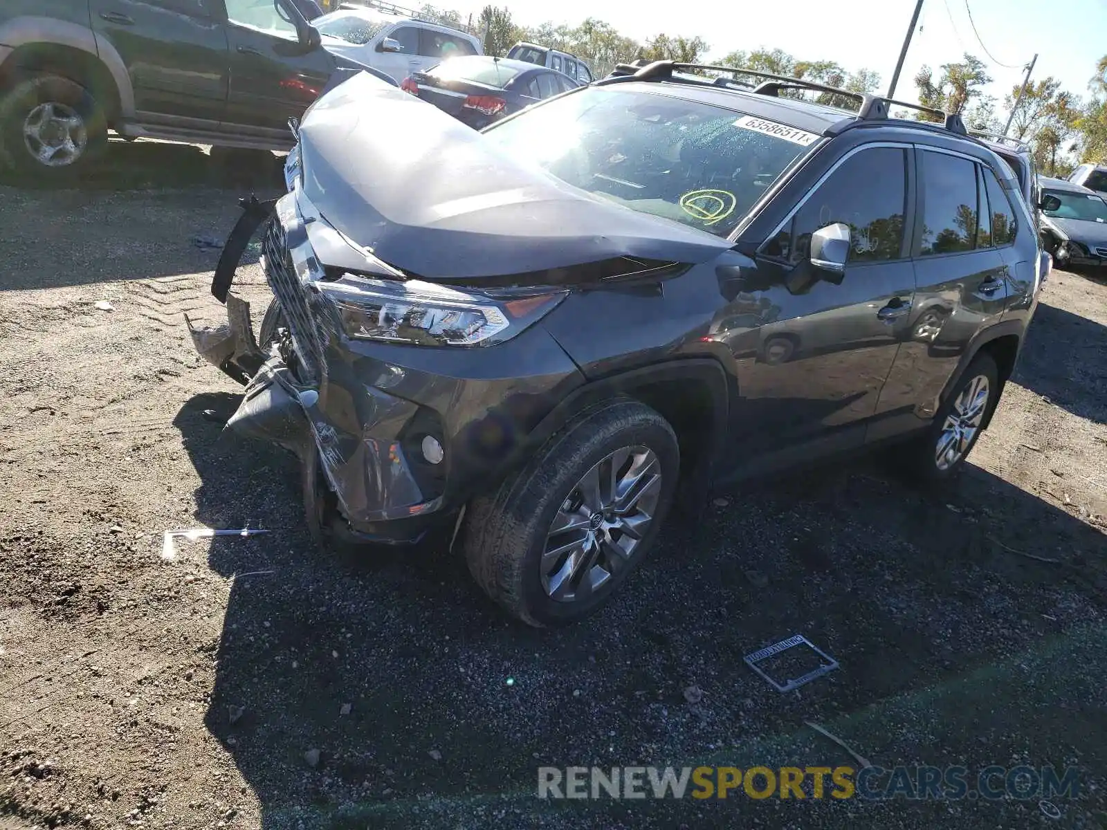 2 Photograph of a damaged car 2T3A1RFV6MW159437 TOYOTA RAV4 2021