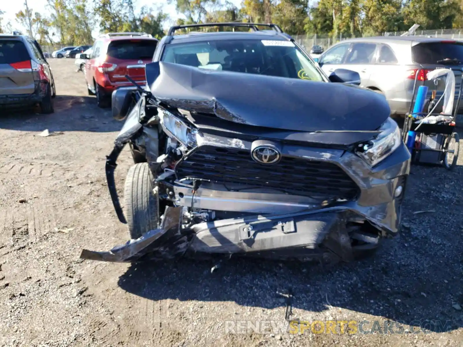 9 Photograph of a damaged car 2T3A1RFV6MW159437 TOYOTA RAV4 2021