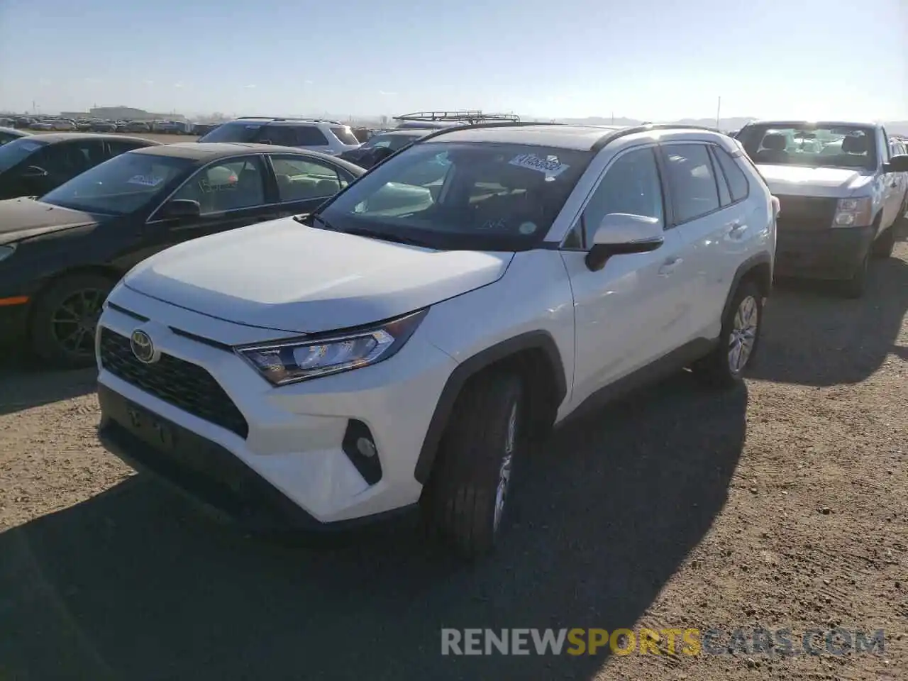 2 Photograph of a damaged car 2T3A1RFV6MW165741 TOYOTA RAV4 2021