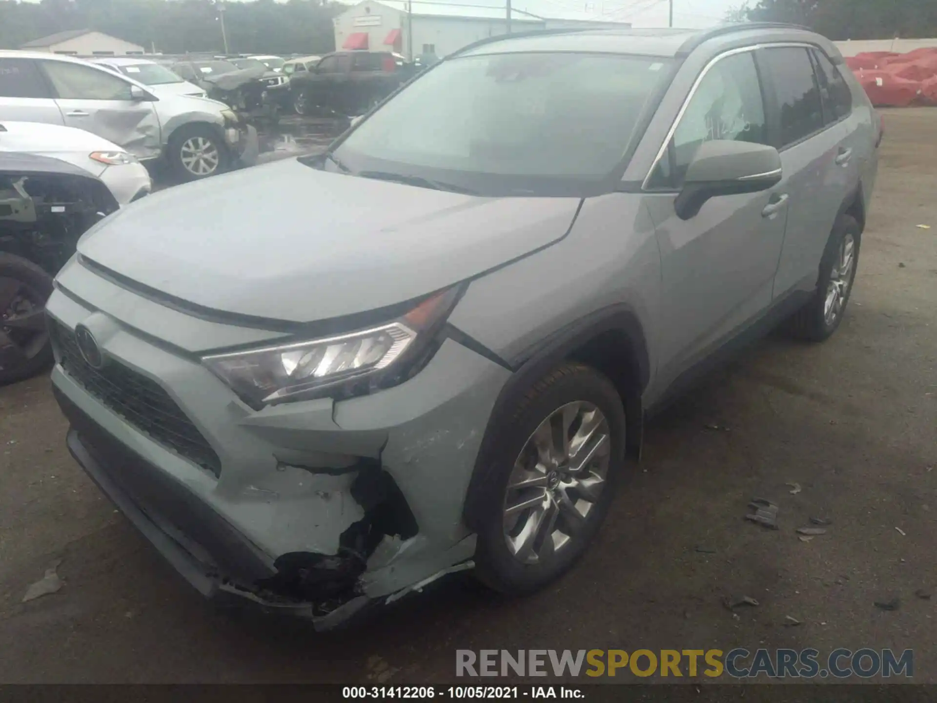 2 Photograph of a damaged car 2T3A1RFV6MW168025 TOYOTA RAV4 2021