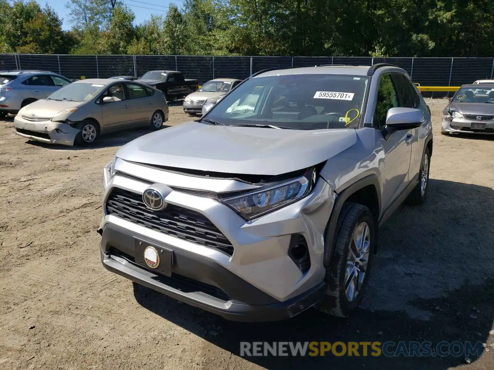 2 Photograph of a damaged car 2T3A1RFV6MW170499 TOYOTA RAV4 2021