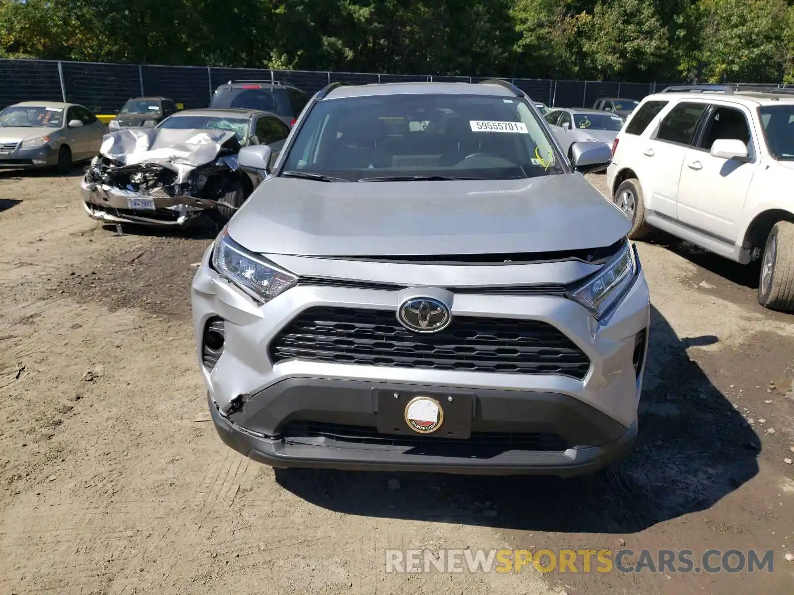 9 Photograph of a damaged car 2T3A1RFV6MW170499 TOYOTA RAV4 2021