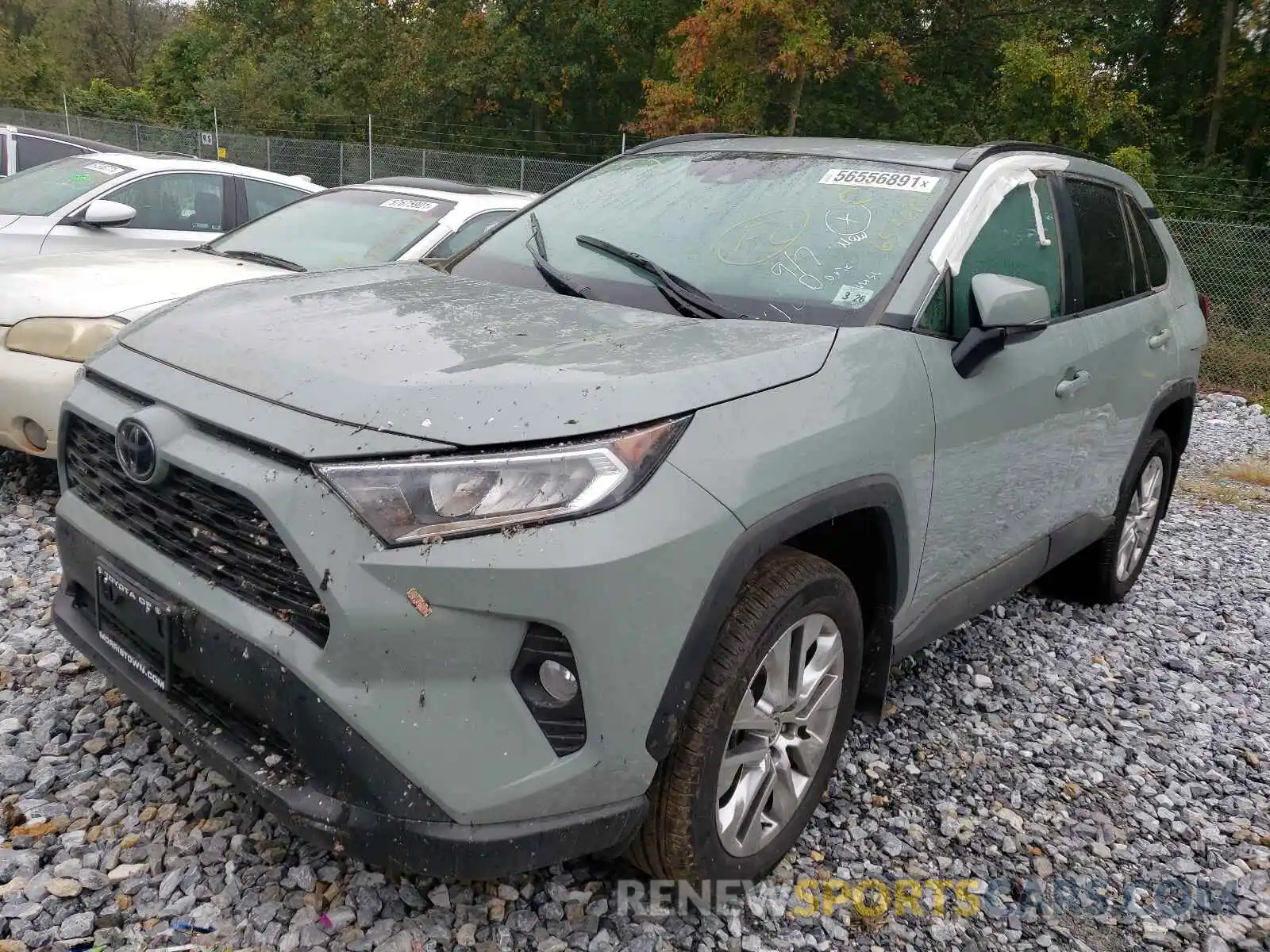 2 Photograph of a damaged car 2T3A1RFV6MW187335 TOYOTA RAV4 2021