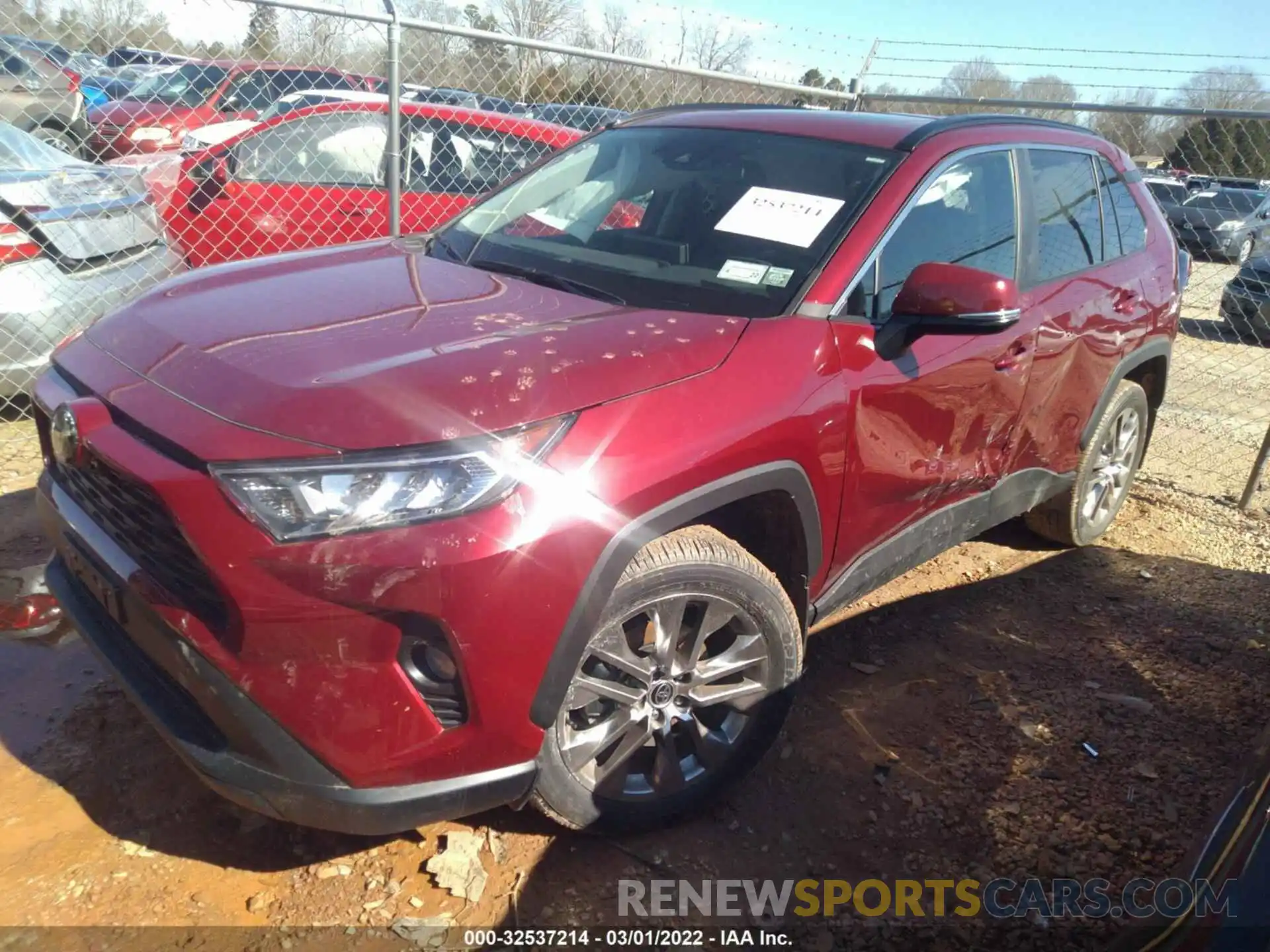 2 Photograph of a damaged car 2T3A1RFV6MW188470 TOYOTA RAV4 2021