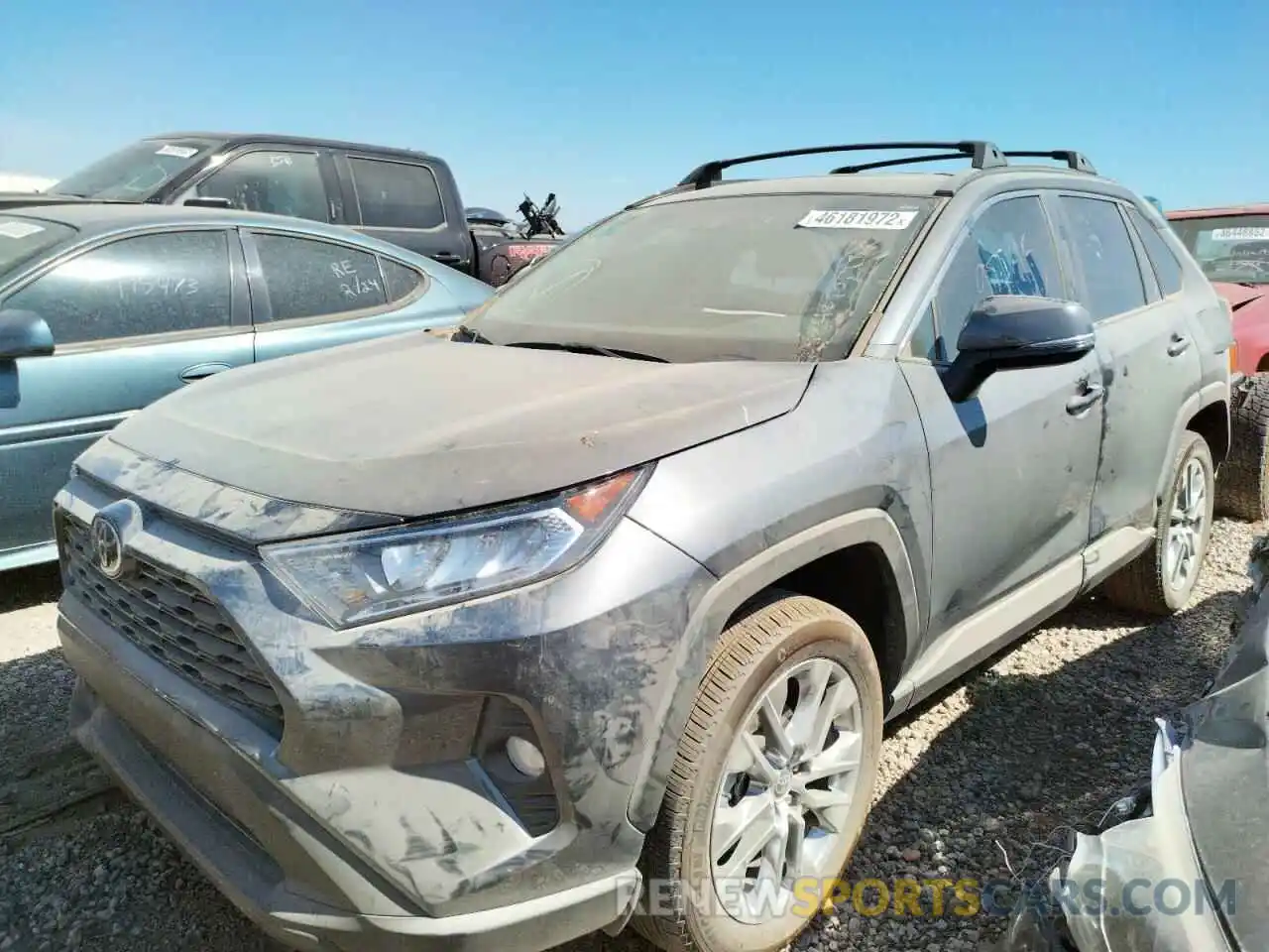 2 Photograph of a damaged car 2T3A1RFV6MW212721 TOYOTA RAV4 2021