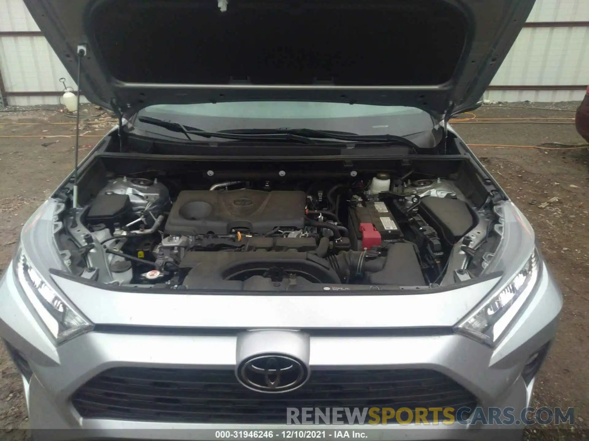 10 Фотография поврежденного автомобиля 2T3A1RFV7MC157732 TOYOTA RAV4 2021