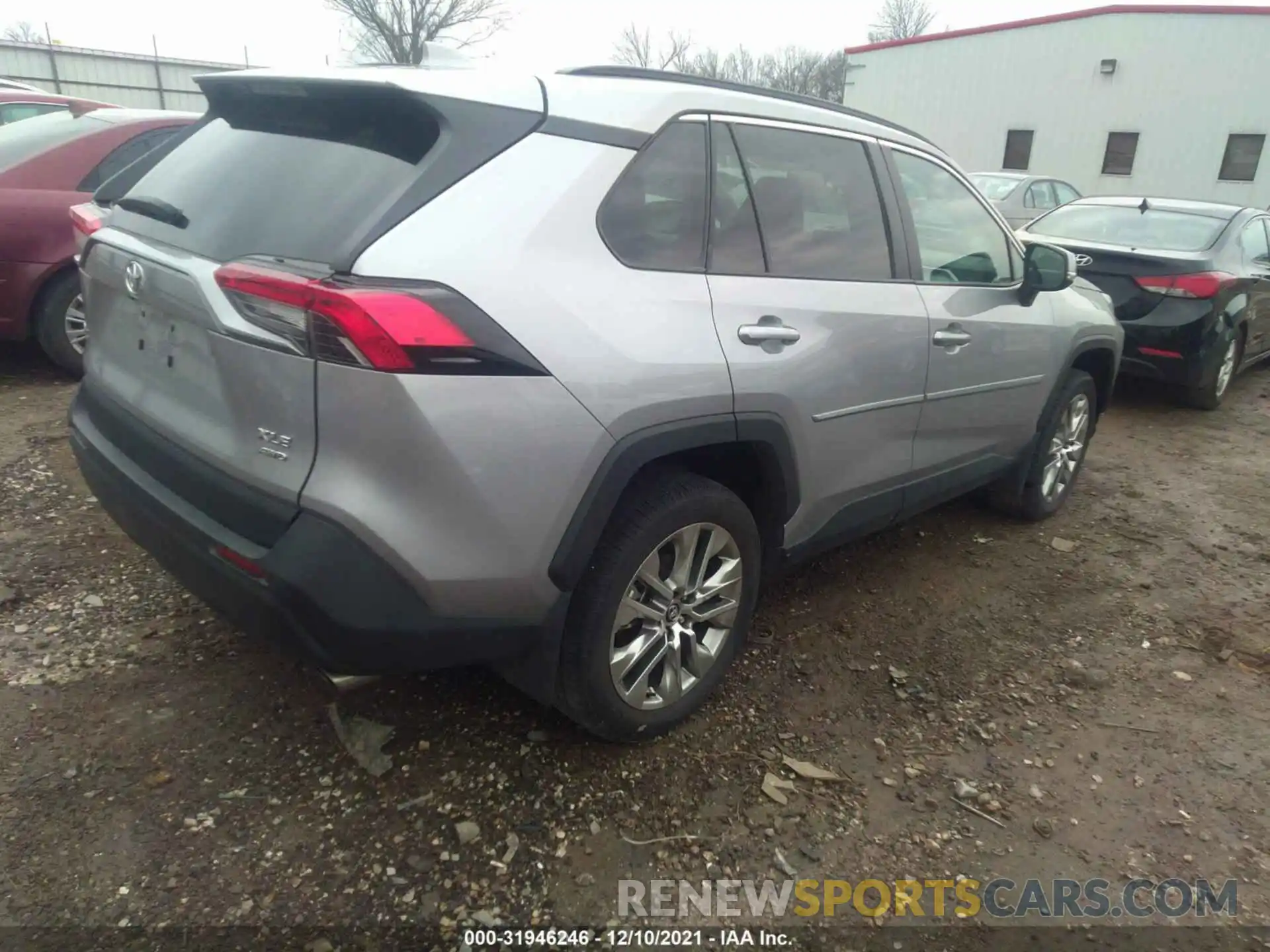 4 Фотография поврежденного автомобиля 2T3A1RFV7MC157732 TOYOTA RAV4 2021