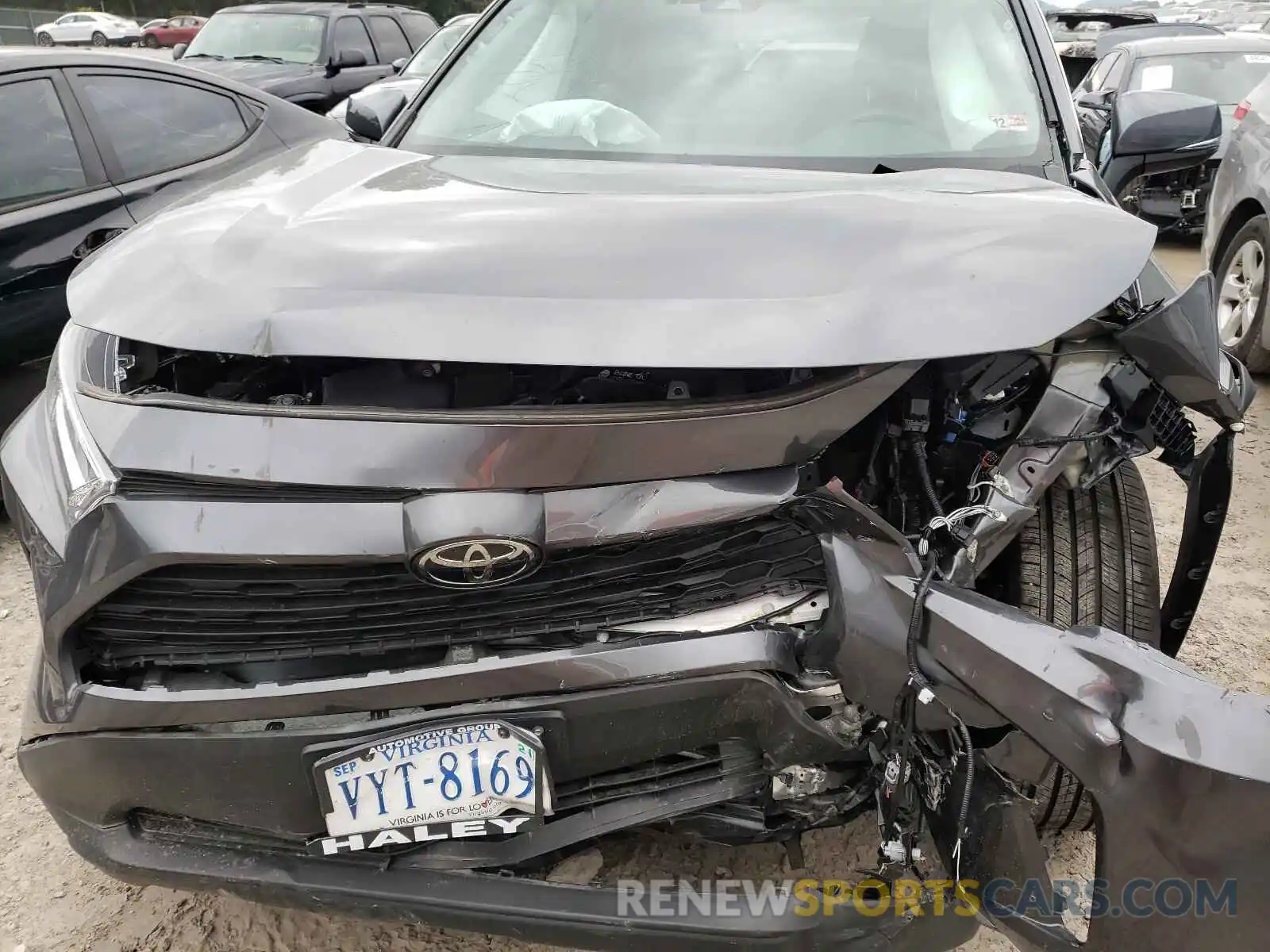 7 Photograph of a damaged car 2T3A1RFV7MC171243 TOYOTA RAV4 2021