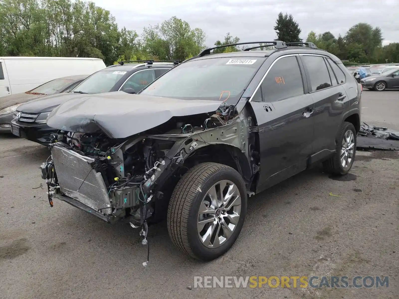 2 Photograph of a damaged car 2T3A1RFV7MC174157 TOYOTA RAV4 2021