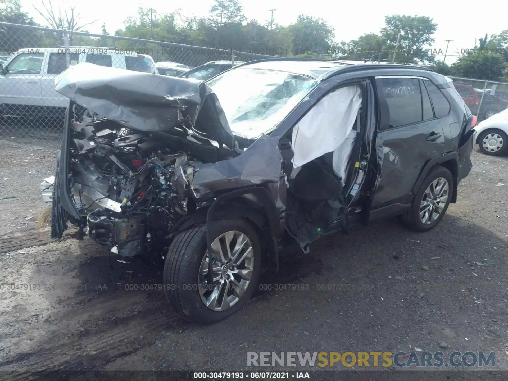 2 Photograph of a damaged car 2T3A1RFV7MC194344 TOYOTA RAV4 2021