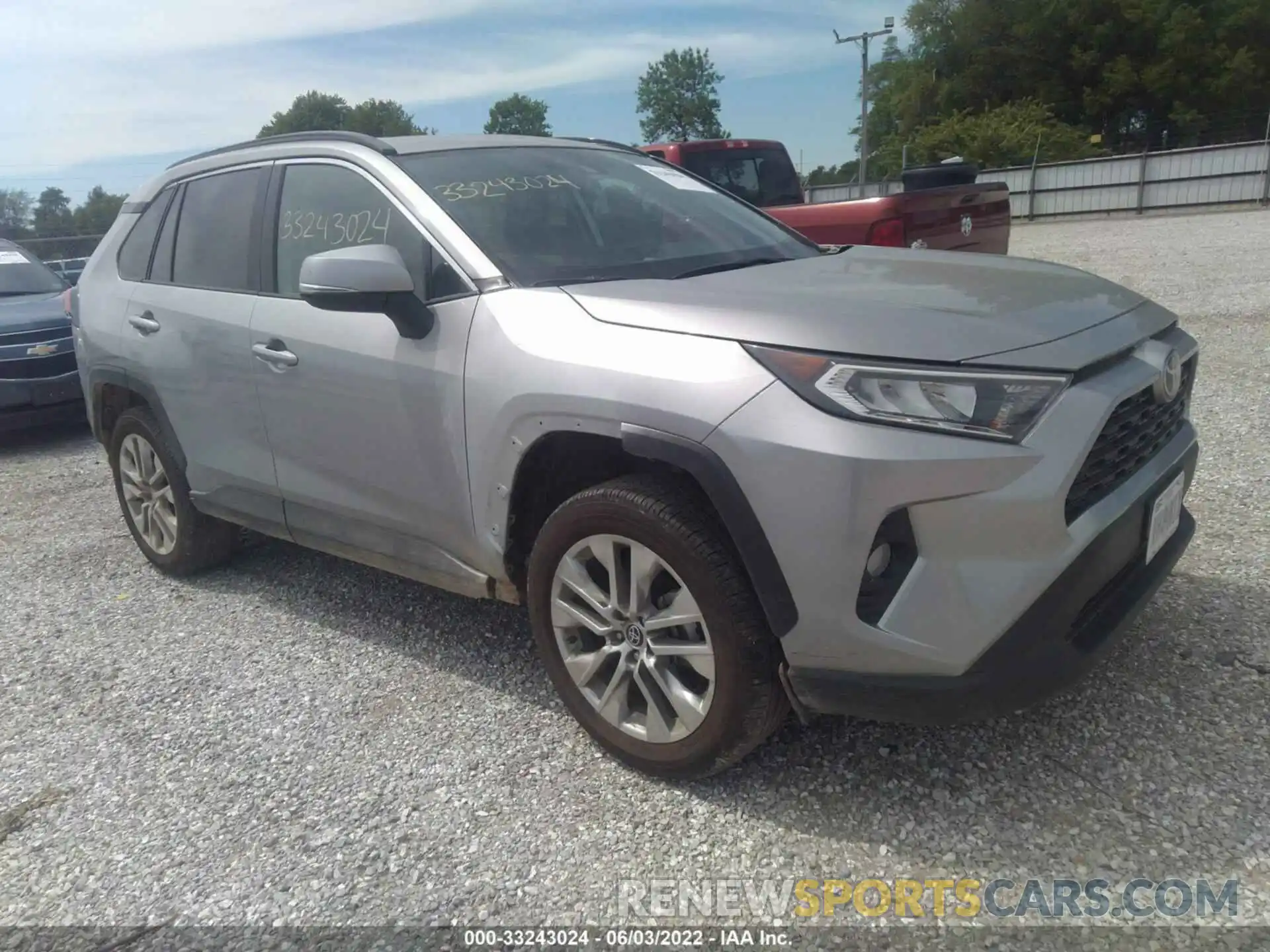 1 Photograph of a damaged car 2T3A1RFV7MC237015 TOYOTA RAV4 2021