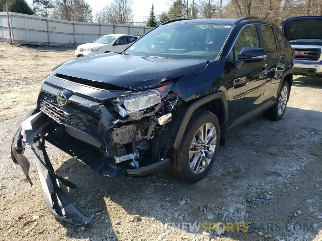 2 Photograph of a damaged car 2T3A1RFV7MC240481 TOYOTA RAV4 2021