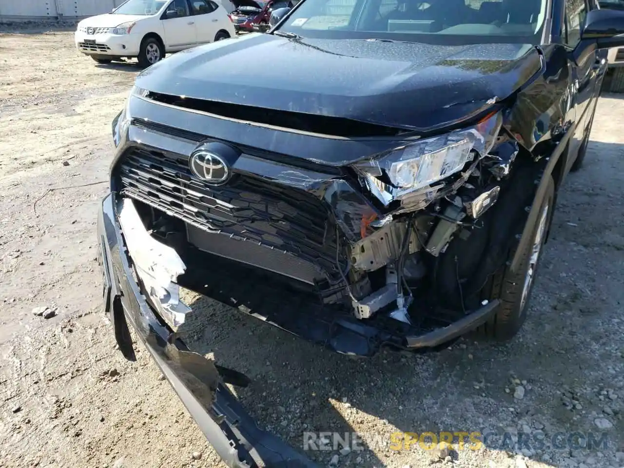 9 Photograph of a damaged car 2T3A1RFV7MC240481 TOYOTA RAV4 2021