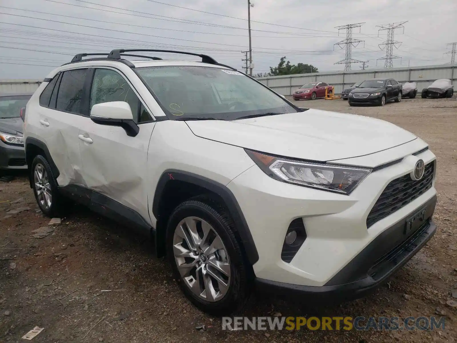 1 Photograph of a damaged car 2T3A1RFV7MW153565 TOYOTA RAV4 2021