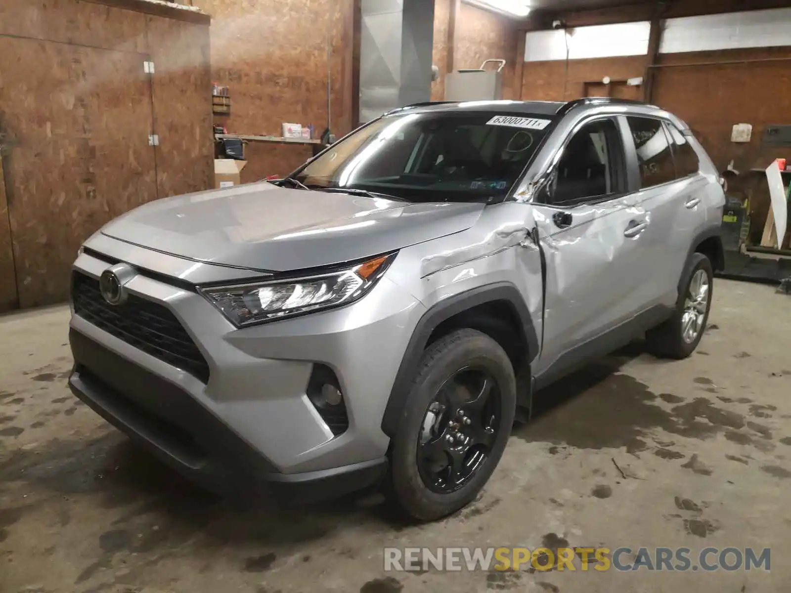 2 Photograph of a damaged car 2T3A1RFV7MW162797 TOYOTA RAV4 2021