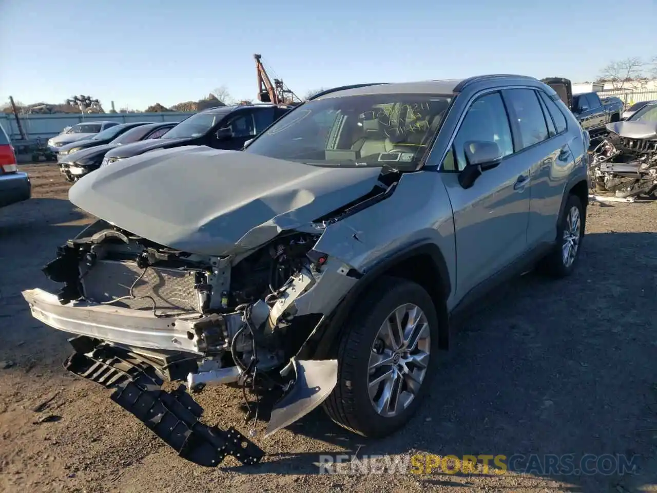 2 Photograph of a damaged car 2T3A1RFV7MW171497 TOYOTA RAV4 2021