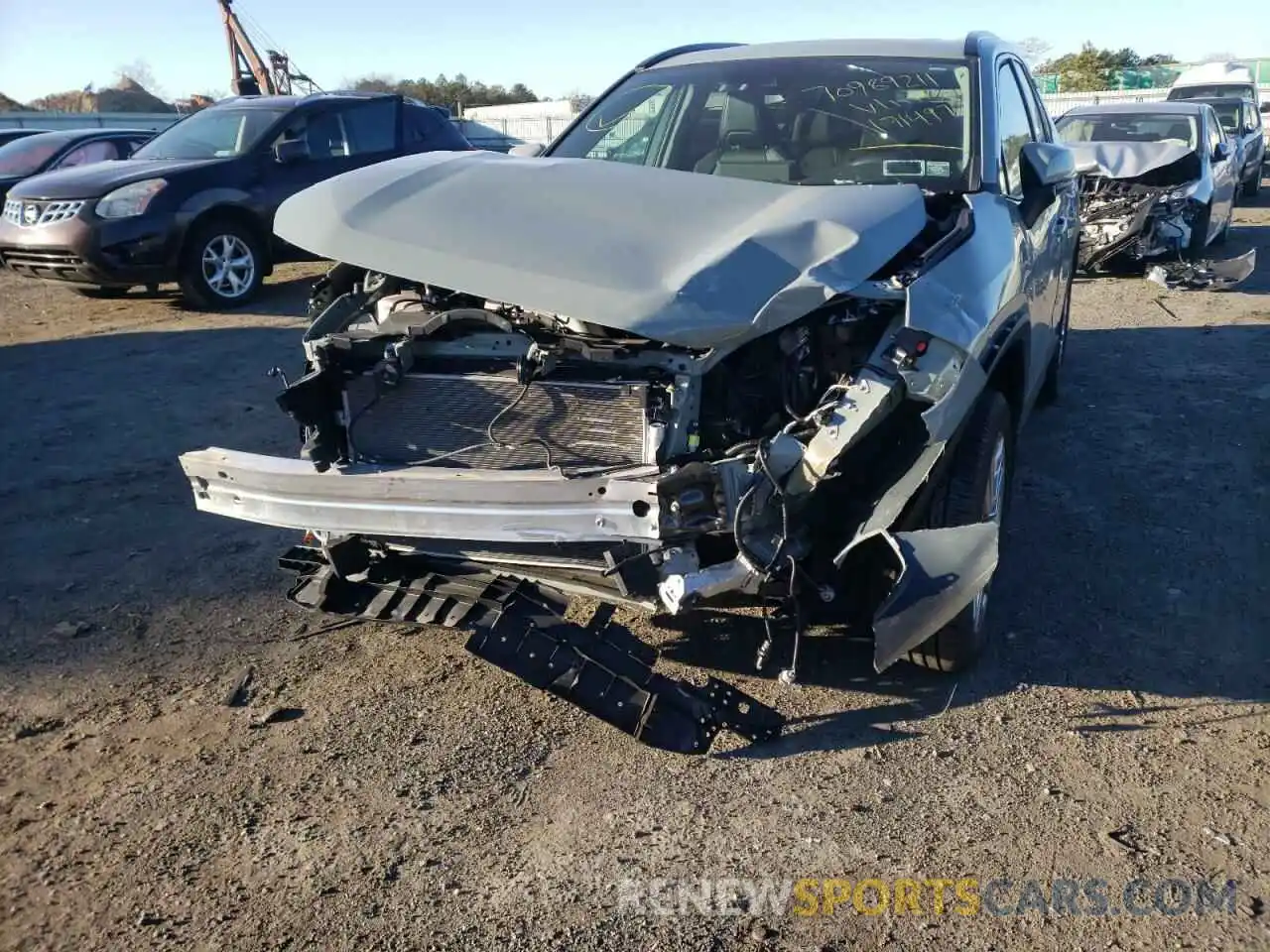 9 Photograph of a damaged car 2T3A1RFV7MW171497 TOYOTA RAV4 2021