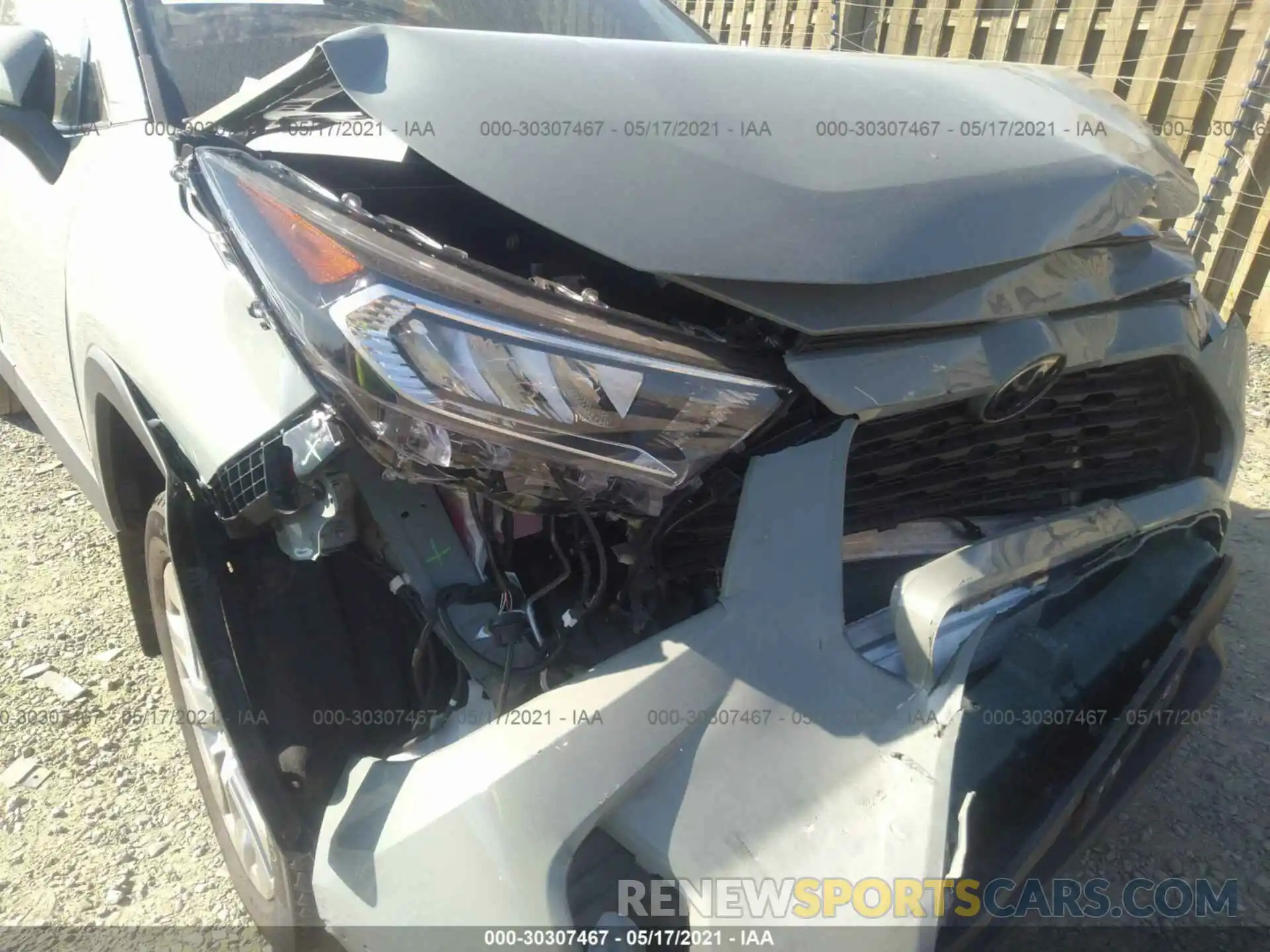 6 Photograph of a damaged car 2T3A1RFV7MW173136 TOYOTA RAV4 2021