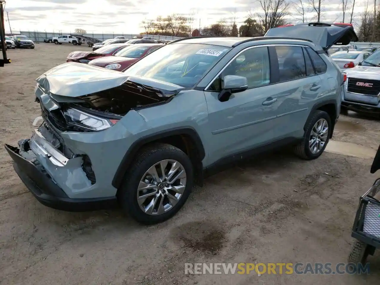 2 Photograph of a damaged car 2T3A1RFV7MW189093 TOYOTA RAV4 2021