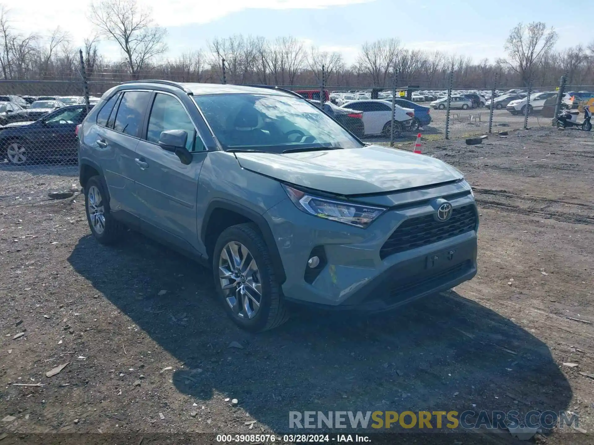 1 Photograph of a damaged car 2T3A1RFV8MC149008 TOYOTA RAV4 2021