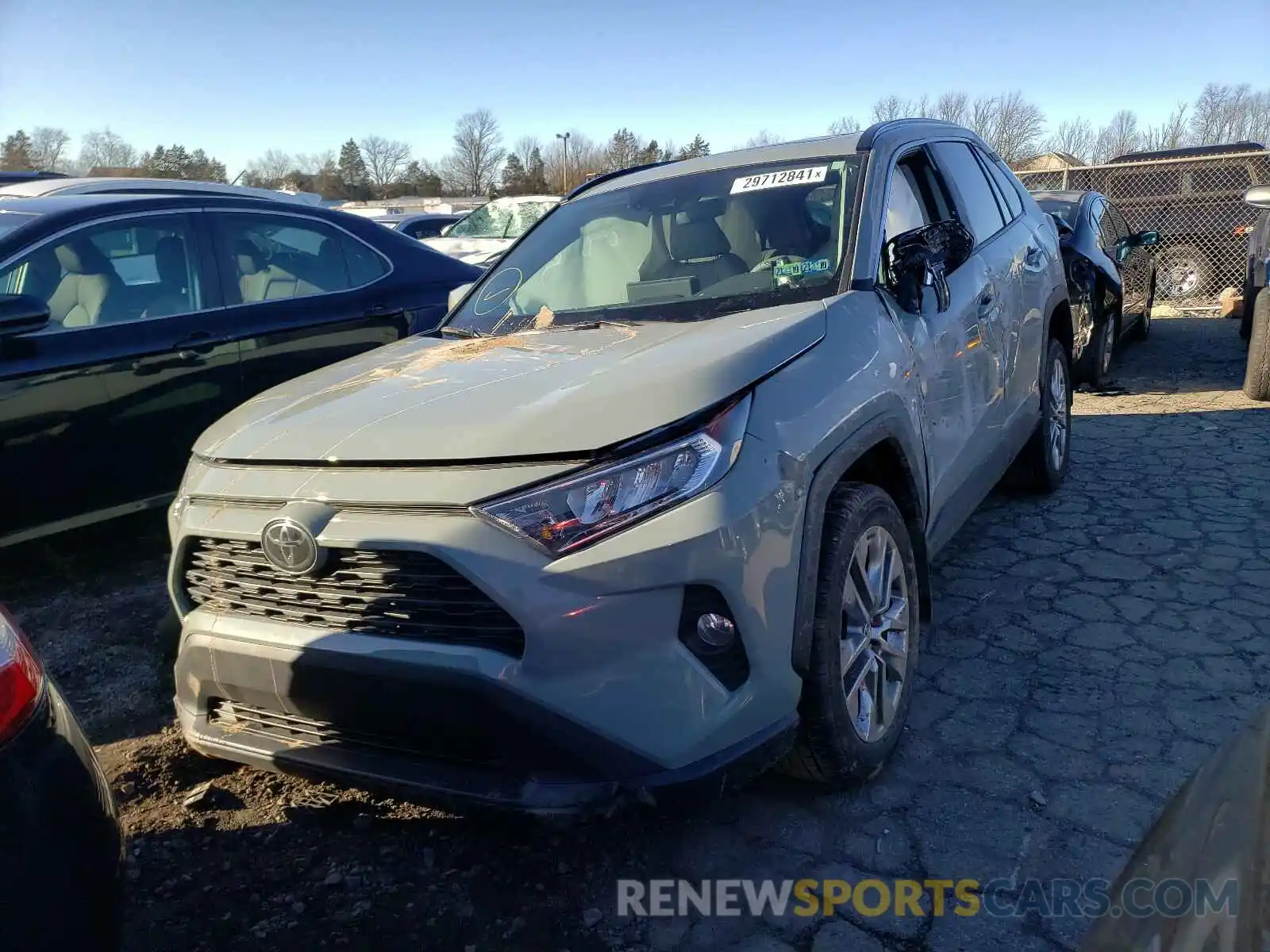 2 Photograph of a damaged car 2T3A1RFV8MC149820 TOYOTA RAV4 2021