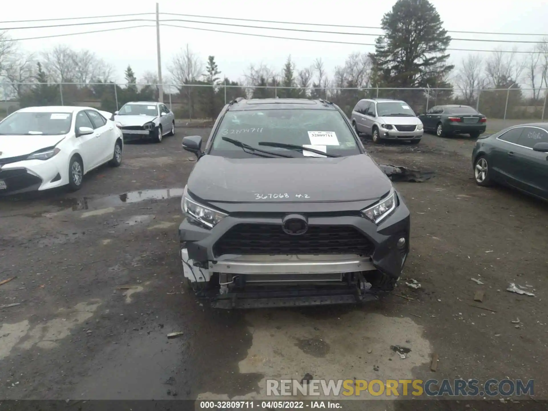 6 Photograph of a damaged car 2T3A1RFV8MC155584 TOYOTA RAV4 2021