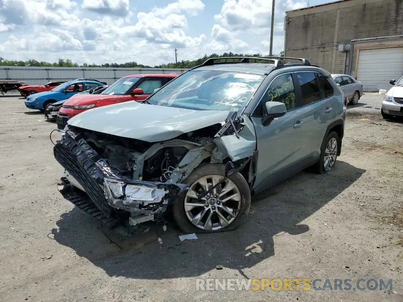 2 Photograph of a damaged car 2T3A1RFV8MW146222 TOYOTA RAV4 2021