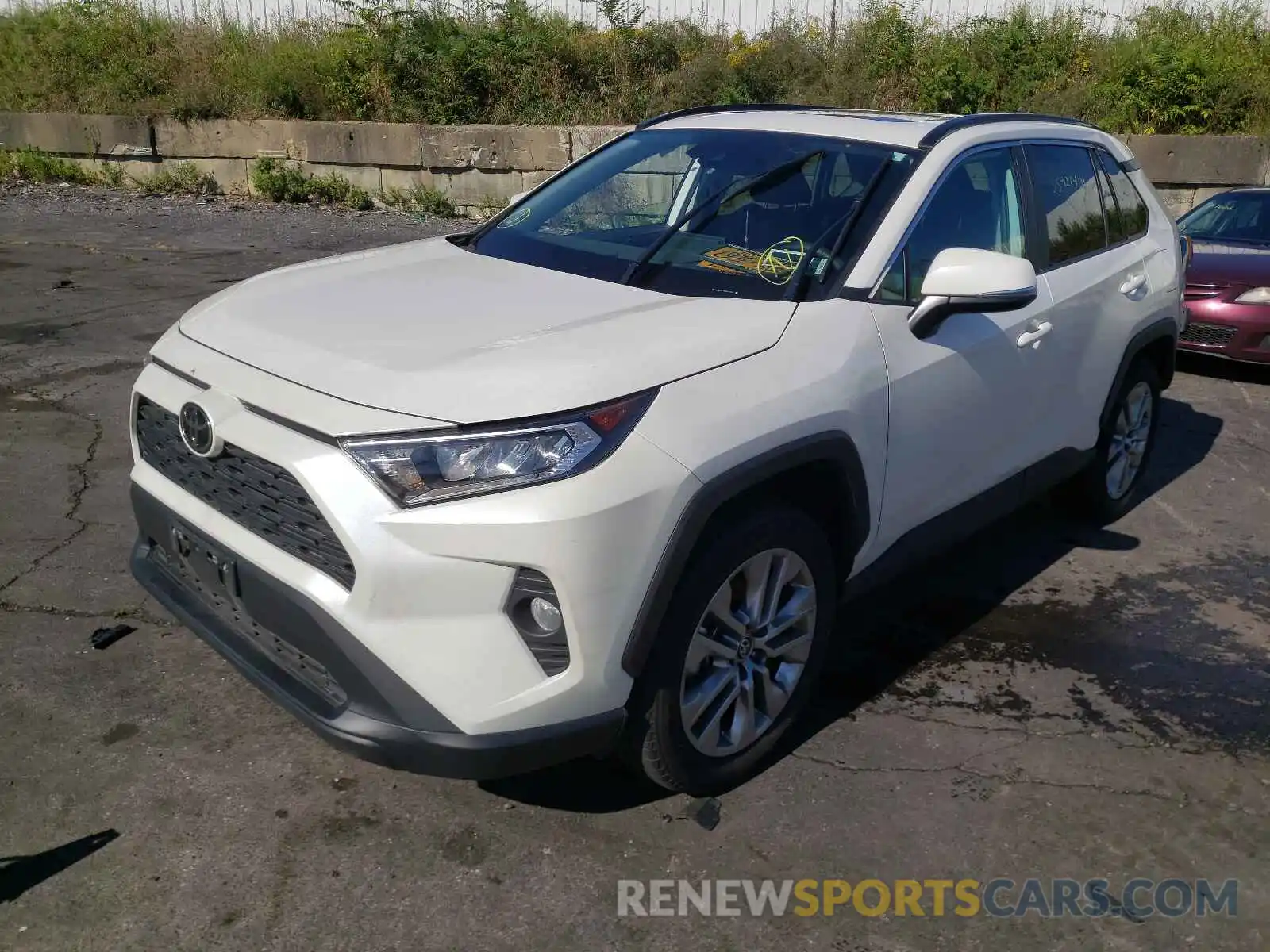 2 Фотография поврежденного автомобиля 2T3A1RFV8MW176045 TOYOTA RAV4 2021