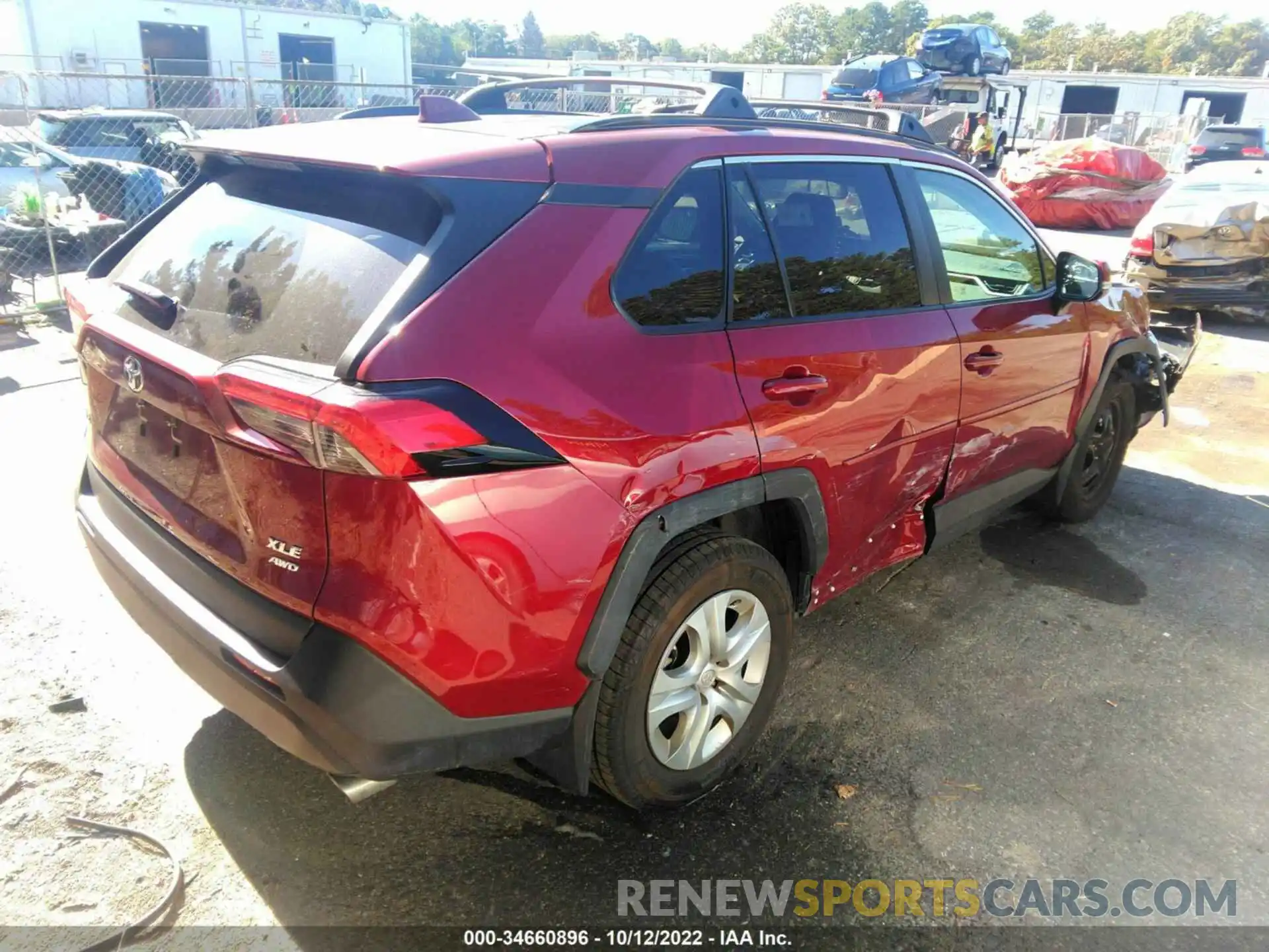 4 Photograph of a damaged car 2T3A1RFV8MW203244 TOYOTA RAV4 2021