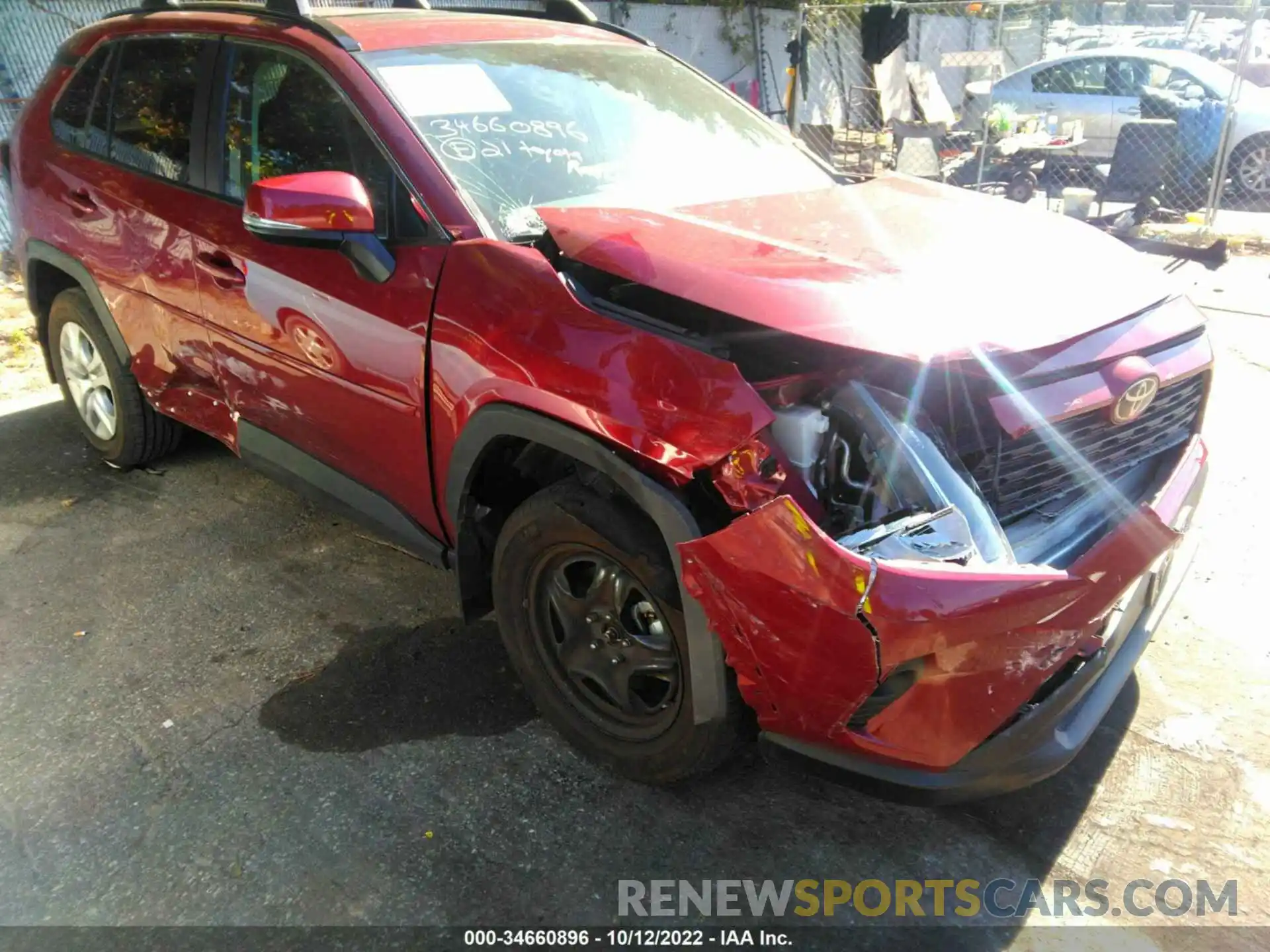 6 Photograph of a damaged car 2T3A1RFV8MW203244 TOYOTA RAV4 2021