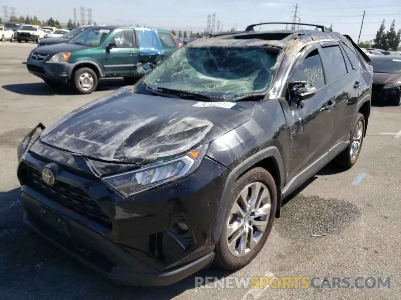 2 Photograph of a damaged car 2T3A1RFV9MC153889 TOYOTA RAV4 2021