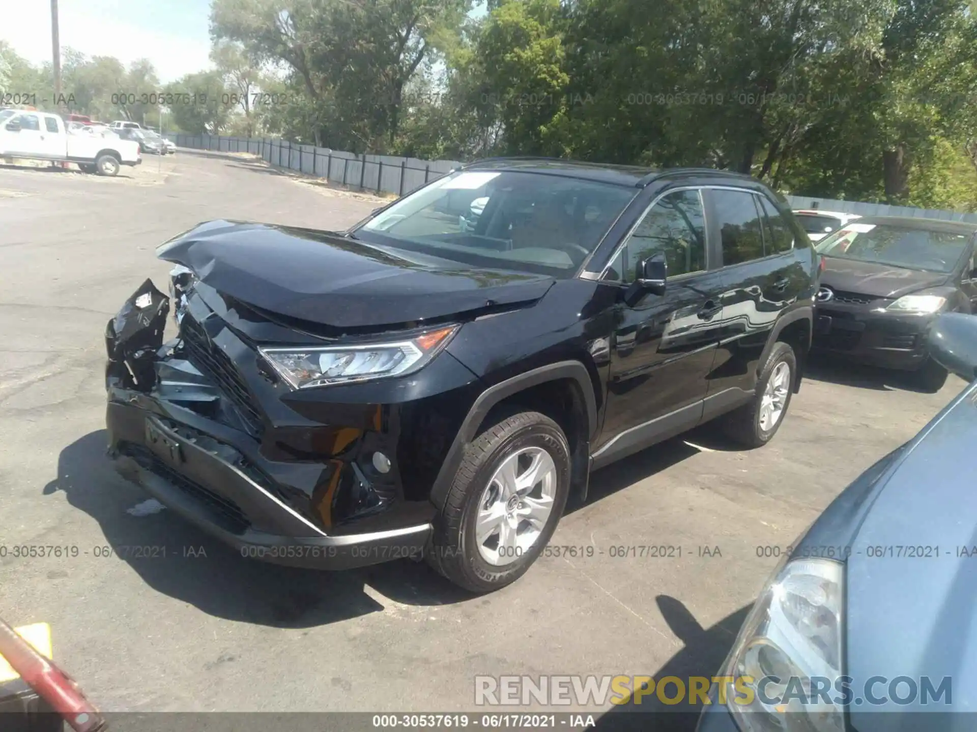 2 Фотография поврежденного автомобиля 2T3A1RFV9MC179716 TOYOTA RAV4 2021