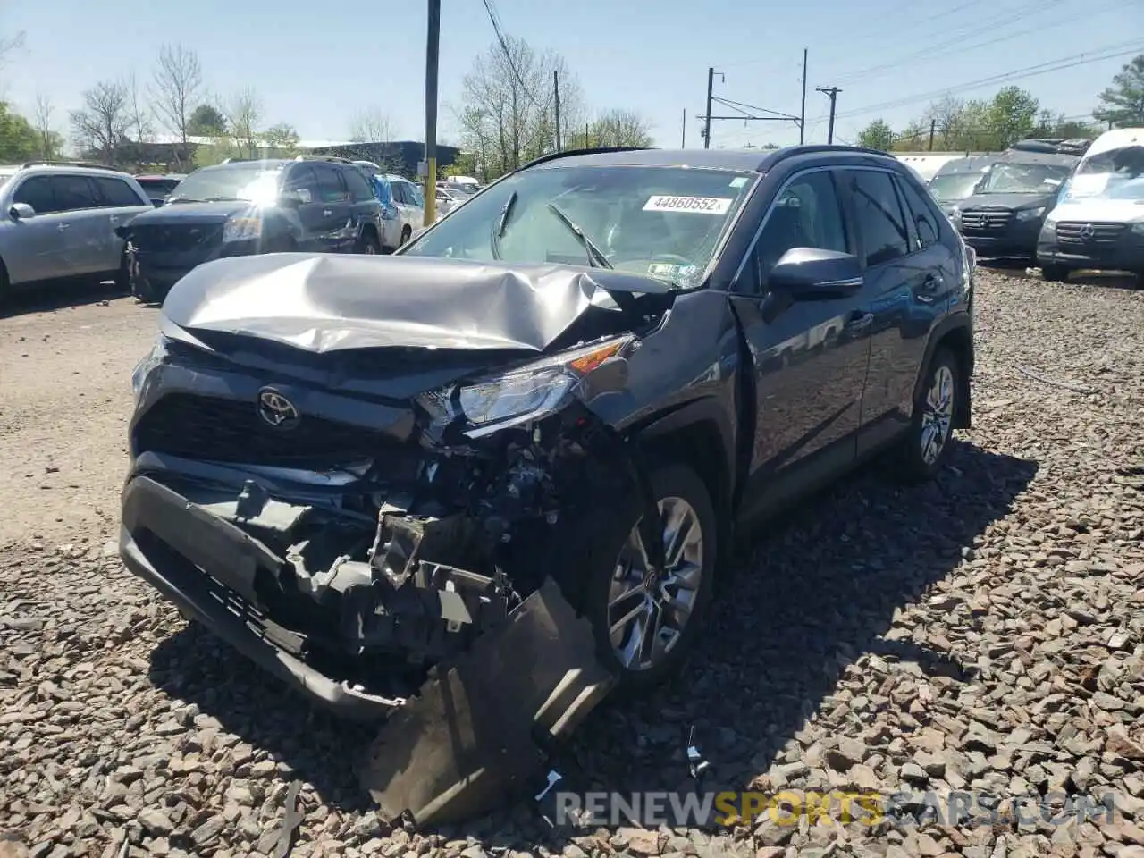 2 Photograph of a damaged car 2T3A1RFV9MC213993 TOYOTA RAV4 2021