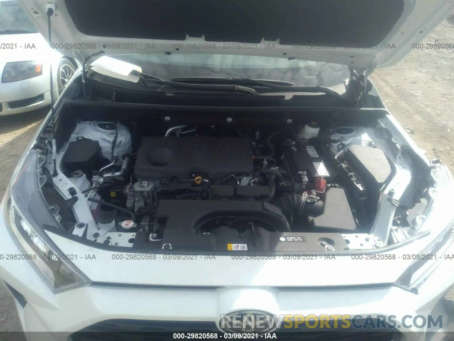 10 Фотография поврежденного автомобиля 2T3A1RFV9MW140459 TOYOTA RAV4 2021